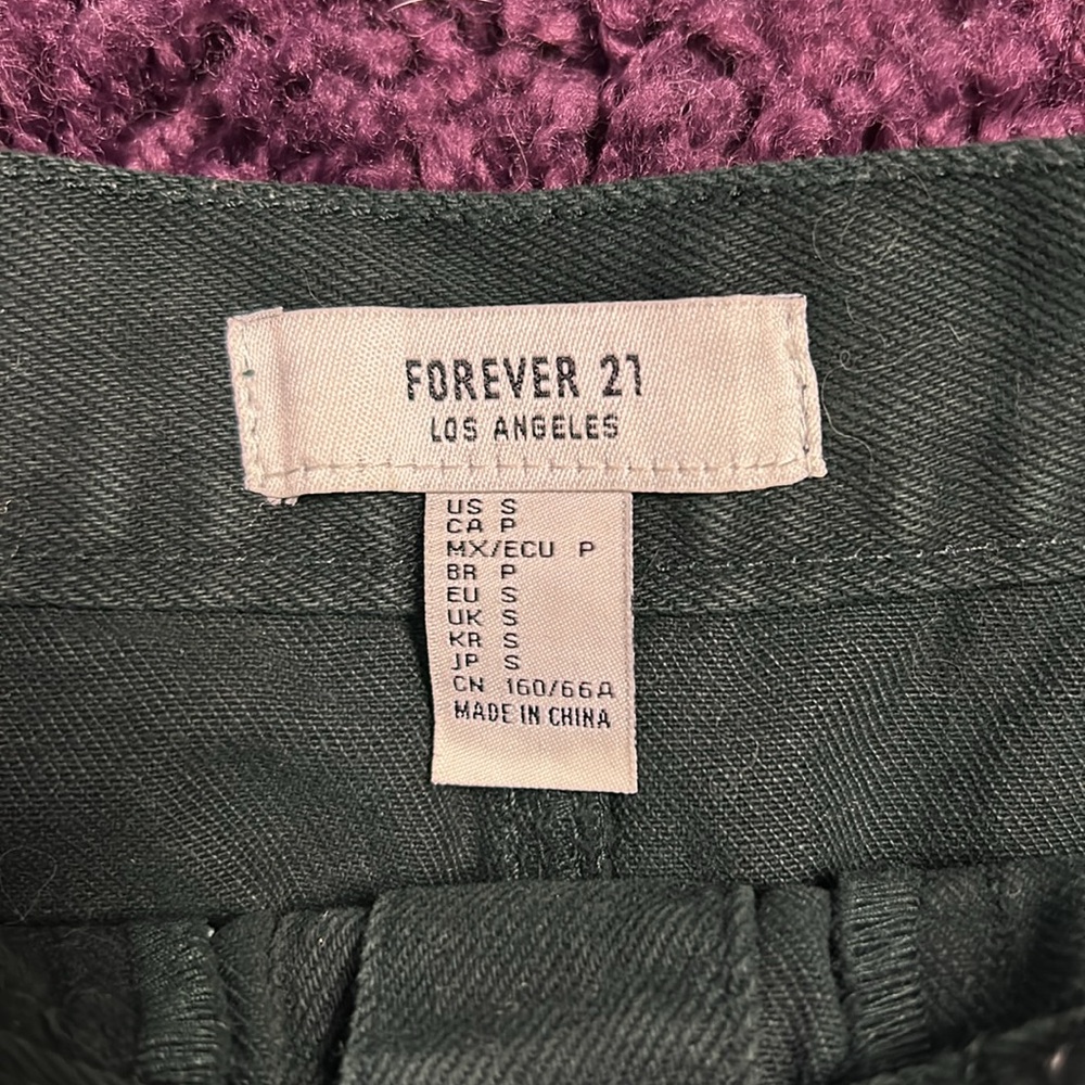 Forever 21 green denim mini skirt - Picture 8 of 8
